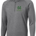 1/4 ZIP HEATHER GREY