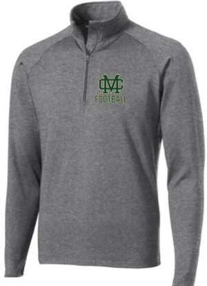 1/4 ZIP HEATHER GREY